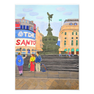 Piccadilly Circus London Fotodruck