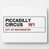 Piccadilly Circus London Fotoplatte (Vorderseite)