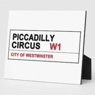 Piccadilly Circus London Fotoplatte