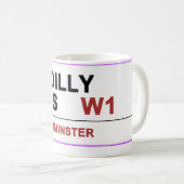 Piccadilly Circus London Kaffeetasse (VorderseiteRechts)