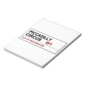 Piccadilly Circus London Notizblock (Rotiert)