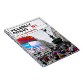 Piccadilly Circus London Notizblock (Rechte Seite)