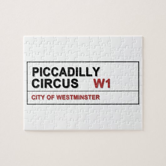 Piccadilly Circus London Puzzle (Horizontal)