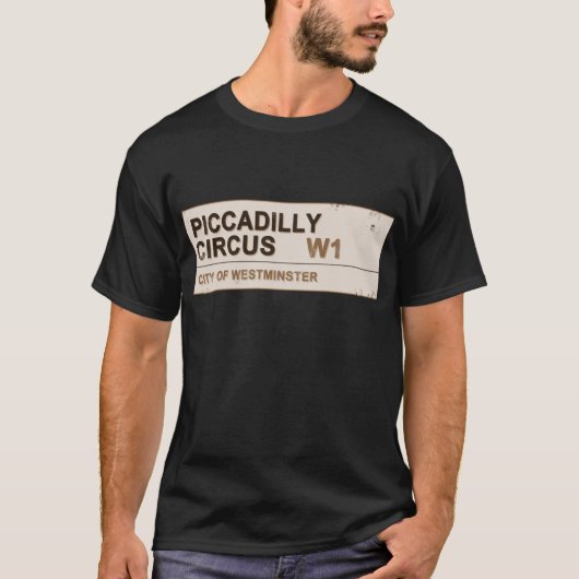 Piccadilly Circus London - Vintag T-Shirt (Vorderseite)