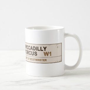 Piccadilly Circus London - Vintage Kaffeetasse