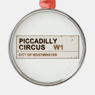 Piccadilly Circus London - Vintage Ornament Aus Metall