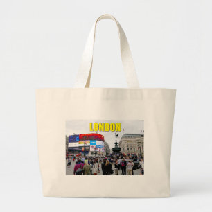 Piccadilly Circus - Pro Foto Jumbo Stoffbeutel