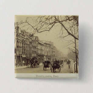 Piccadilly, das Osten, (Sepia-, gegenüberstellt Button