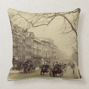Piccadilly, das Osten, (Sepia-, gegenüberstellt Kissen