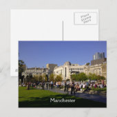 Piccadilly Gardens, Manchester Postkarte (Vorne/Hinten)