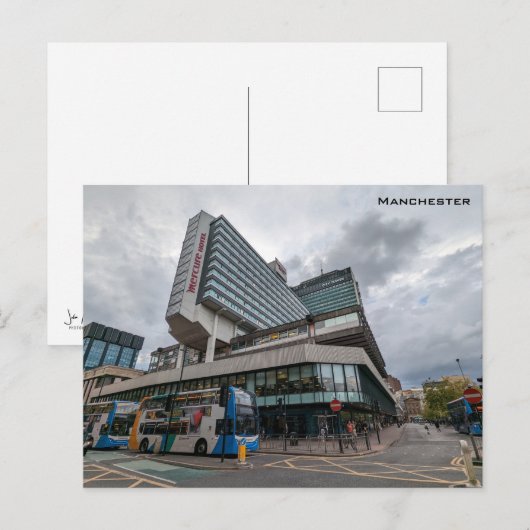 Piccadilly Gardens Postkarte (Vorne/Hinten)