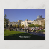 Piccadilly Gärten, Manchester Postkarte (Vorderseite)
