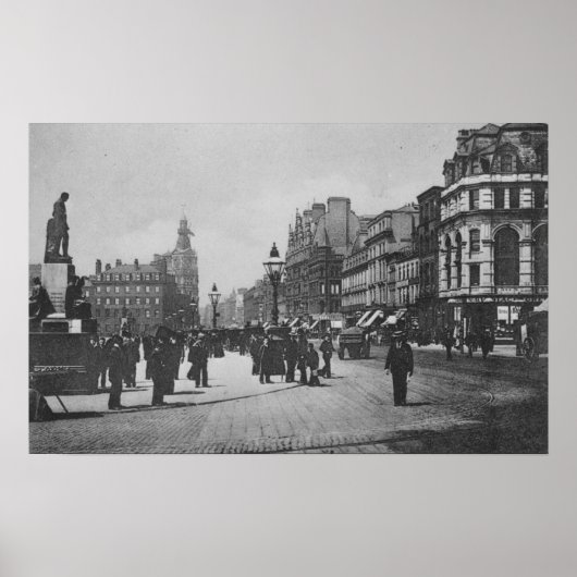Piccadilly, Manchester, c.1910 Poster (Vorne)