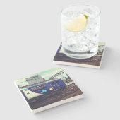 Piccadilly Manchester Steinuntersetzer (Seitenansicht)