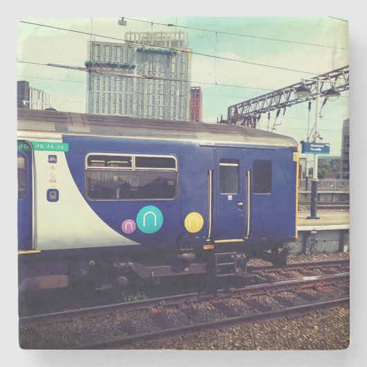 Piccadilly Manchester Steinuntersetzer (Vorderseite)