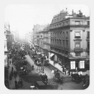 Piccadilly Quadratischer Aufkleber