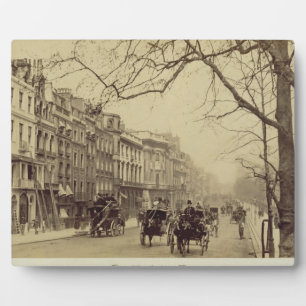 Piccadilly, Richtung Osten, (sepia Foto) Fotoplatte