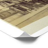 Piccadilly, Richtung Osten, (sepia Foto) Poster (Ecke)