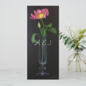 Piccadilly Rose Wedding Personalisiert Einladung (Stehend Vorderseite)