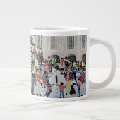 Piccadilly Schnee-Szene Jumbo-Tasse (Rechts)