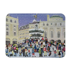 Piccadilly Schnee-Szene Magnet