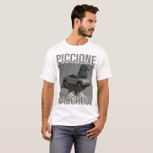 Piccione Macchina - Tauben-Auto-Meme T-Shirt (Vorne ganz)