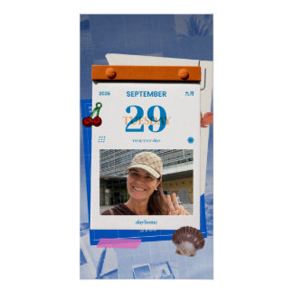 PicCollage Vorlage - Hochglanzposter 14x28 hoch Poster