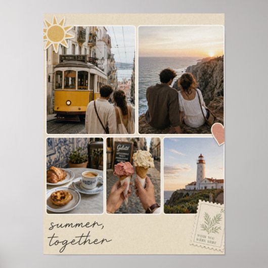 PicCollage Vorlage - Poster 30,5x40,6 cm (Vorne)