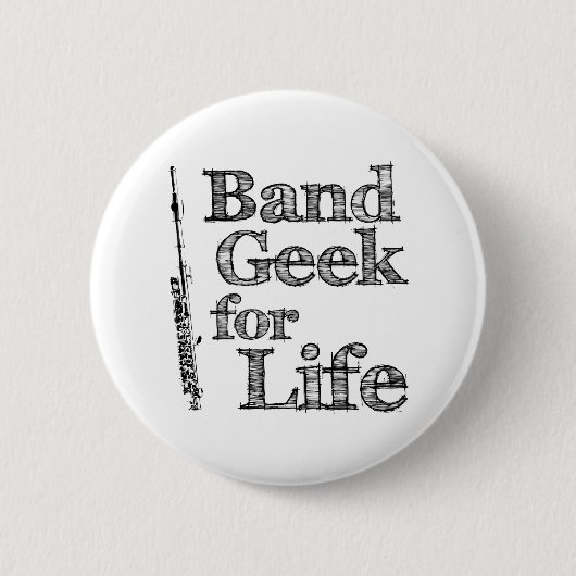 Piccolo Band Geek Button (Vorderseite)