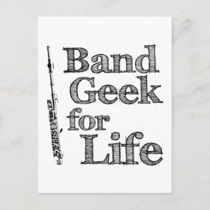 Piccolo Band Geek Postkarte