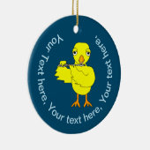 Piccolo Chick Keramik Ornament (Rechts)