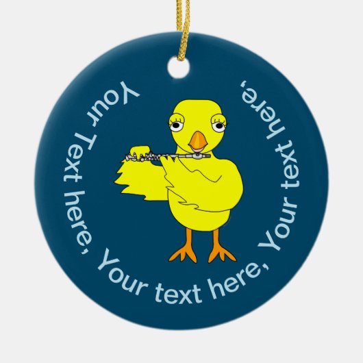 Piccolo Chick Keramik Ornament (Vorne)