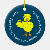 Piccolo Chick Keramik Ornament (Hinten)