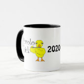 Piccolo Chick Text Tasse (Vorderseite Links)