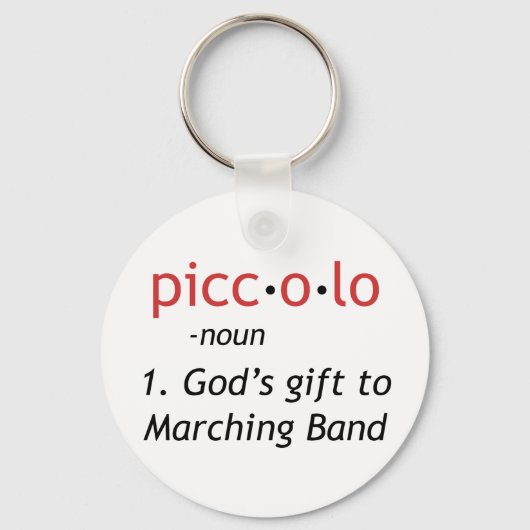 Piccolo Definition Schlüsselanhänger (Vorderseite)