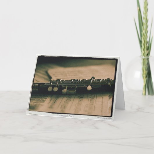 Piccolo Flute 1839 Karte (Vorderseite)