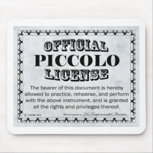 Piccolo-Lizenz Mousepad