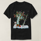 Piccolo Music Xmas Tree Lighting Santa Hat Piccolo T-Shirt (Design vorne)