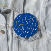 Piccolo Musiknote Pattern Button (Beispiel)