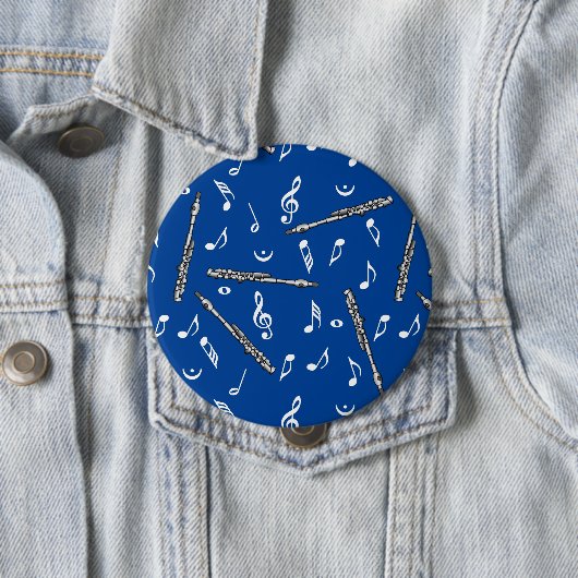 Piccolo Musiknote Pattern Button (Beispiel)