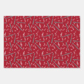 Piccolo Musiknote Pattern Geschenkpapier Set (Vorderseite 3)