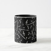 Piccolo Musiknote Pattern Tasse (Zentrum)