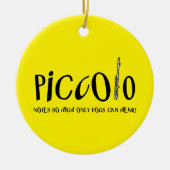 Piccolo Notes so hoch Keramik Ornament (Vorne)