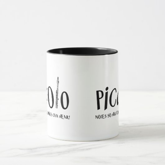 Piccolo Notes so hoch Tasse (Zentrum)