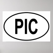 Piccolo Oval Poster (Vorne)