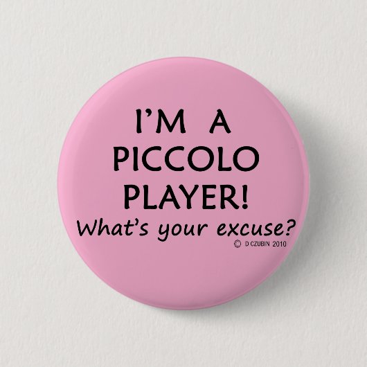 Piccolo Player Entschuldigung Button (Vorderseite)