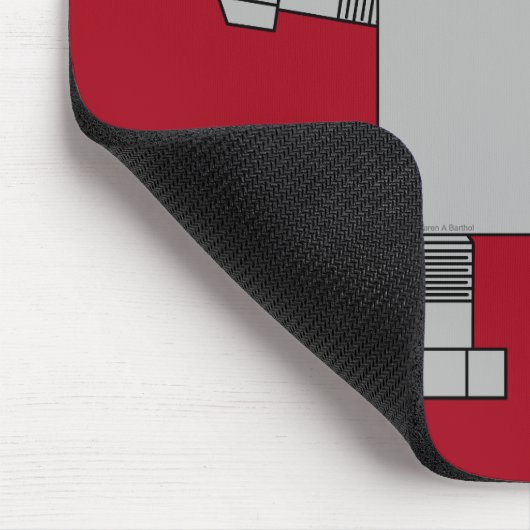 Piccolo Robot Text Mousepad (Ecke)