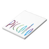 Piccolo Script Notizblock (Rotiert)