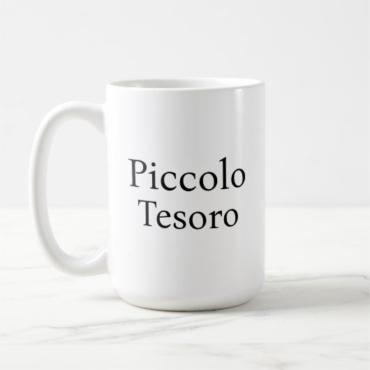 Piccolo Tesoro Chic Baby Shower Keepsake Kaffeetasse (Links)