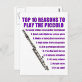 Piccolo Top 10 Postkarte (Vorne/Hinten)